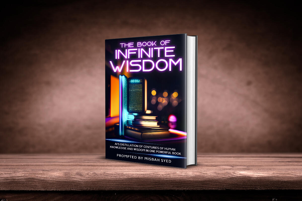 Write me a book of unparalleled wisdom, a tome that unlocks the secrets of wealth, prosperity and happiness for all who read it. This book, titled &qu